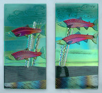 Sockeye Salmon Wall Panels