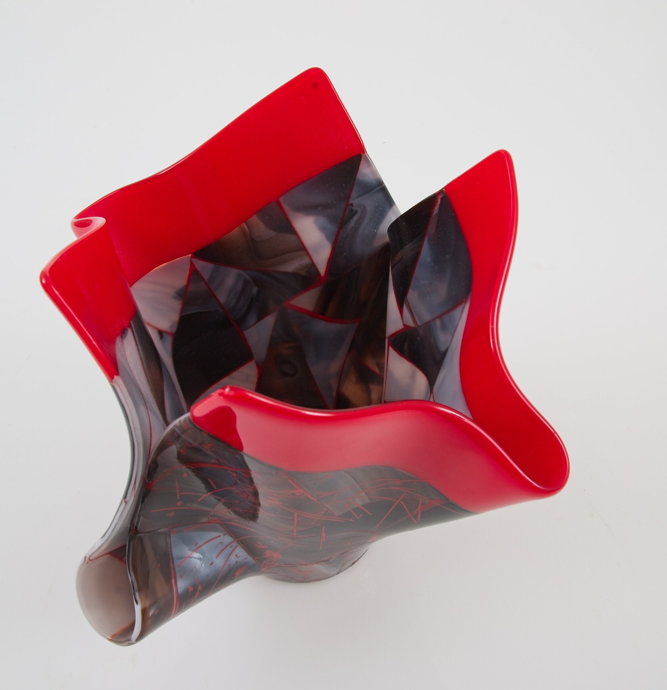 Earth and Fire Art Glass Vessel