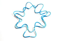 Frosty Blues Squiggle Necklace
