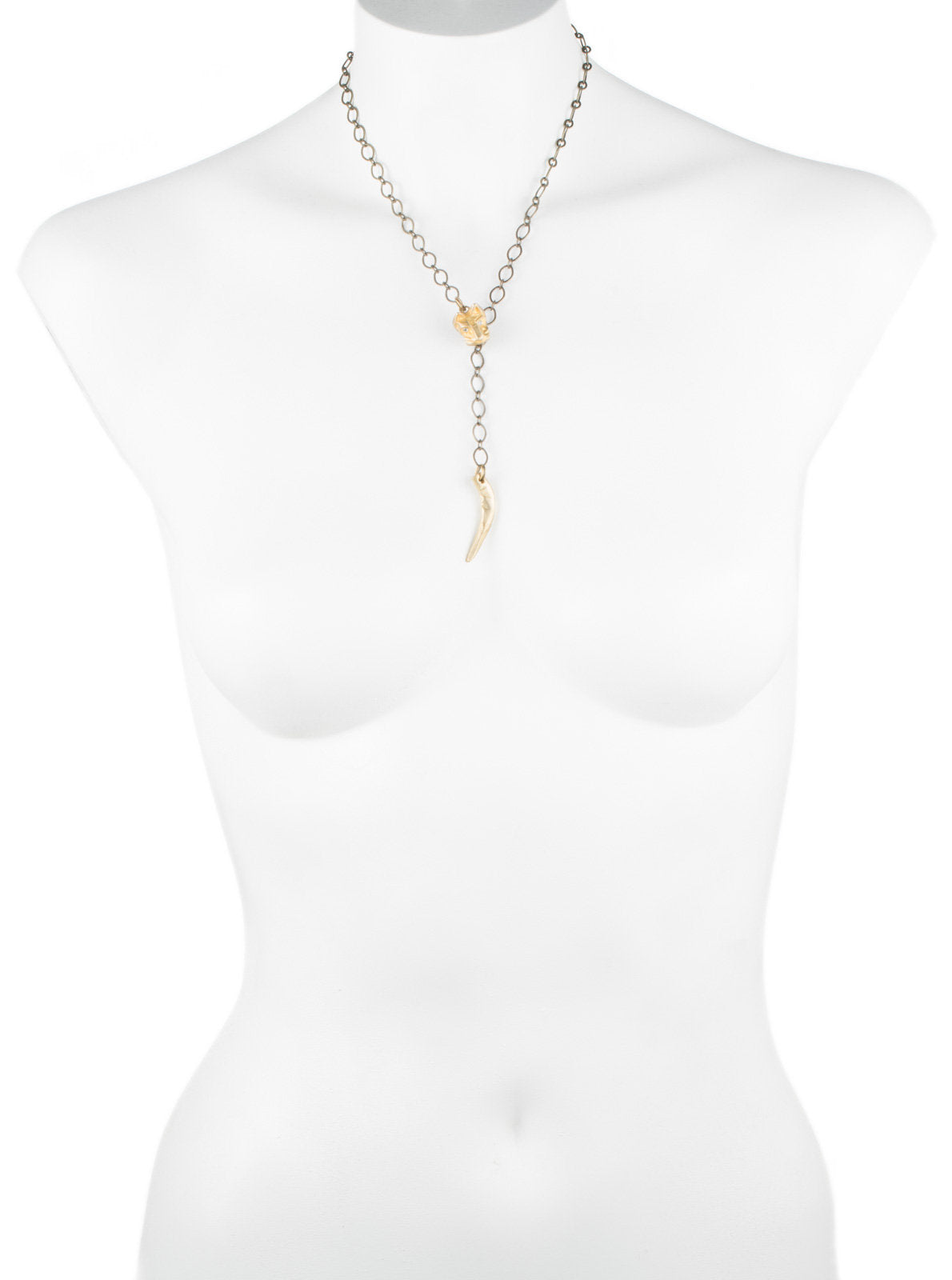 Cat and Sapphires Necklace