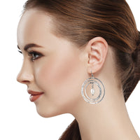 Organic Three Circle Earrings