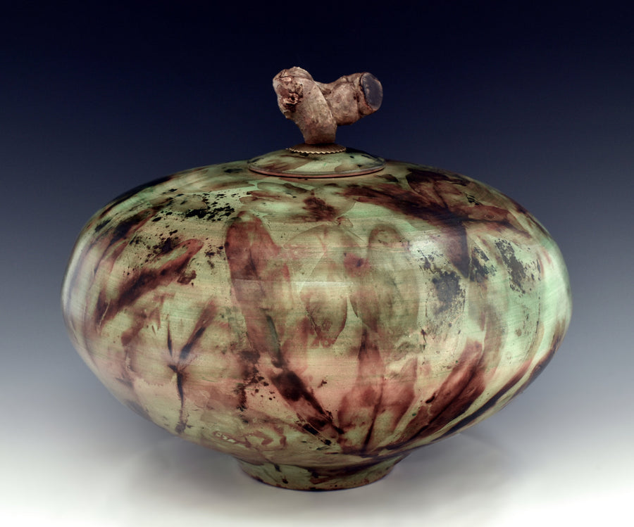 Flora Saggar-Fired Urn II