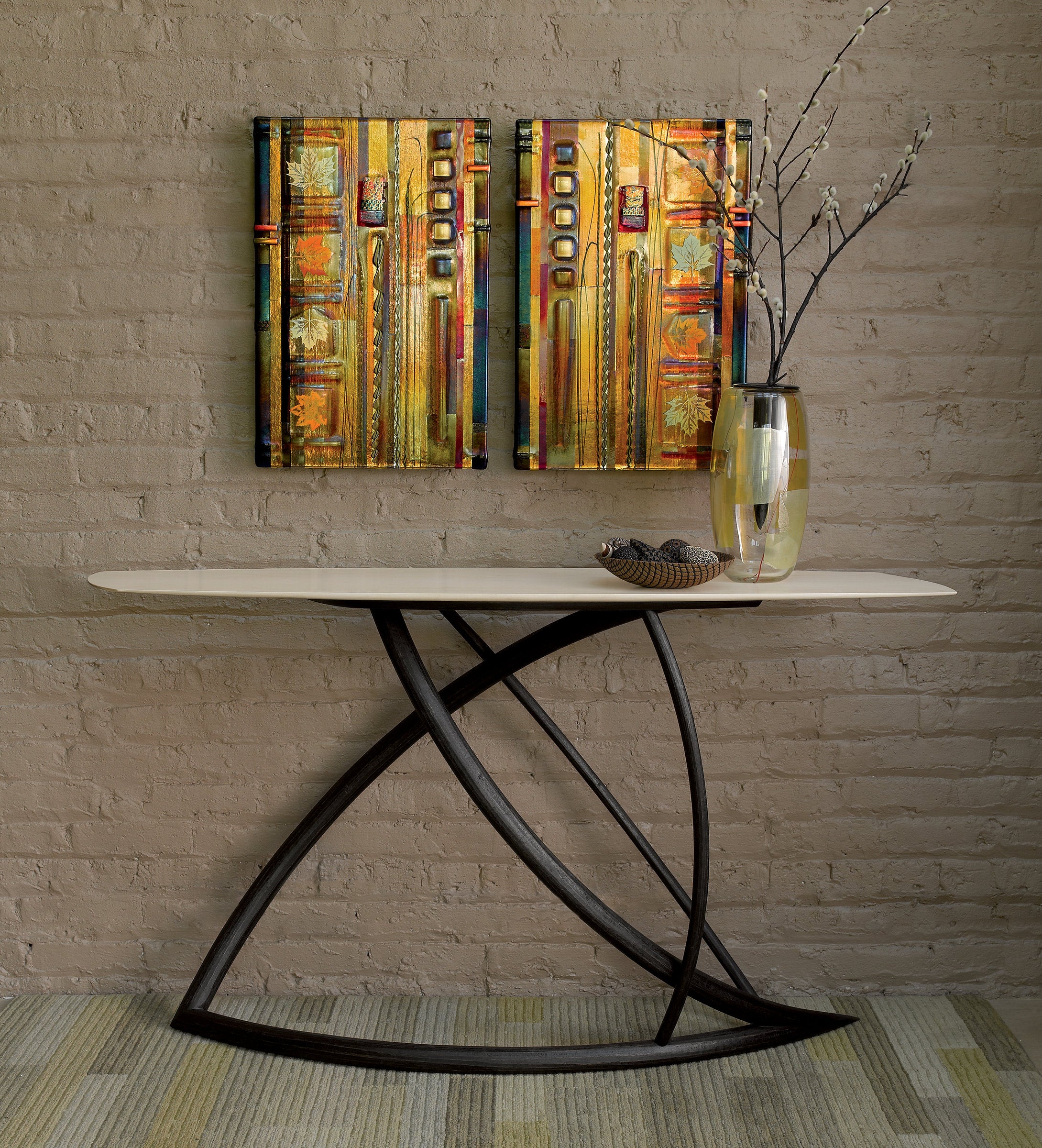 Amber Leaf Panels