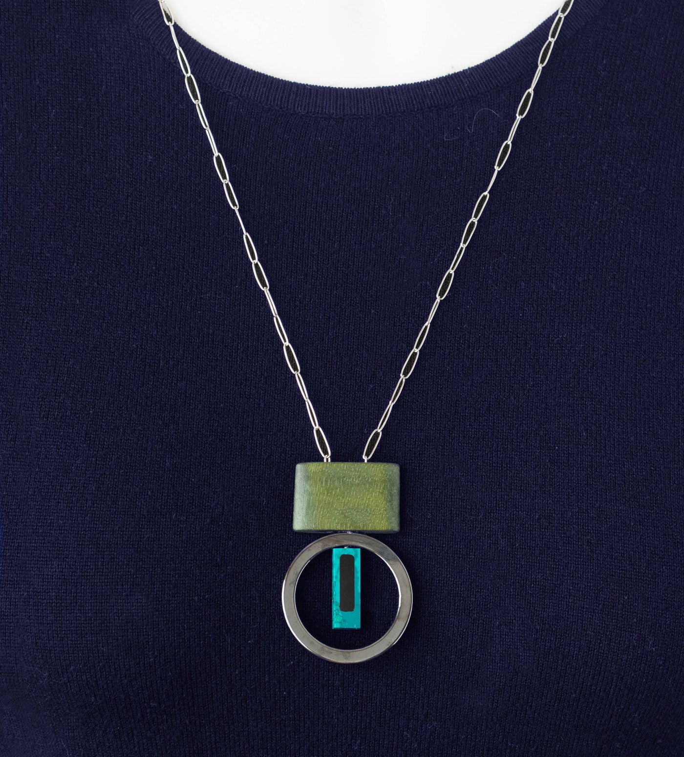 Modern Wood & Hemalyke Pendant