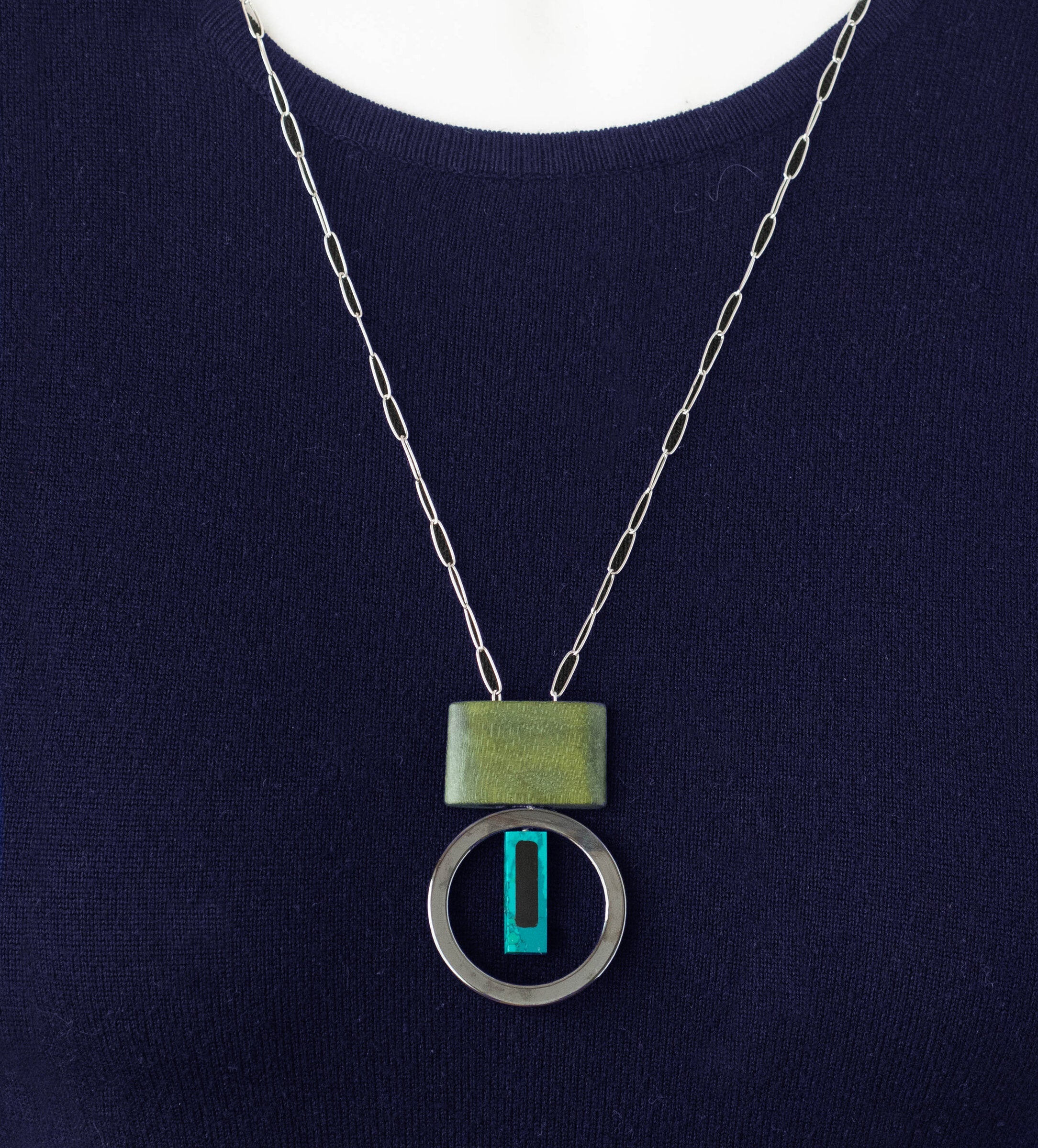 Modern Wood & Hemalyke Pendant
