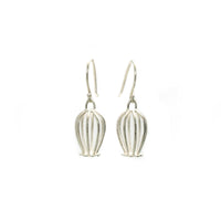 Silver Doily Drop Earrings