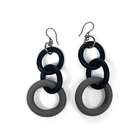 Gray, stainless steel ear wire