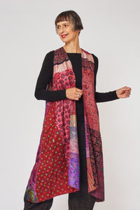Back Pleated Maxi Vest #3