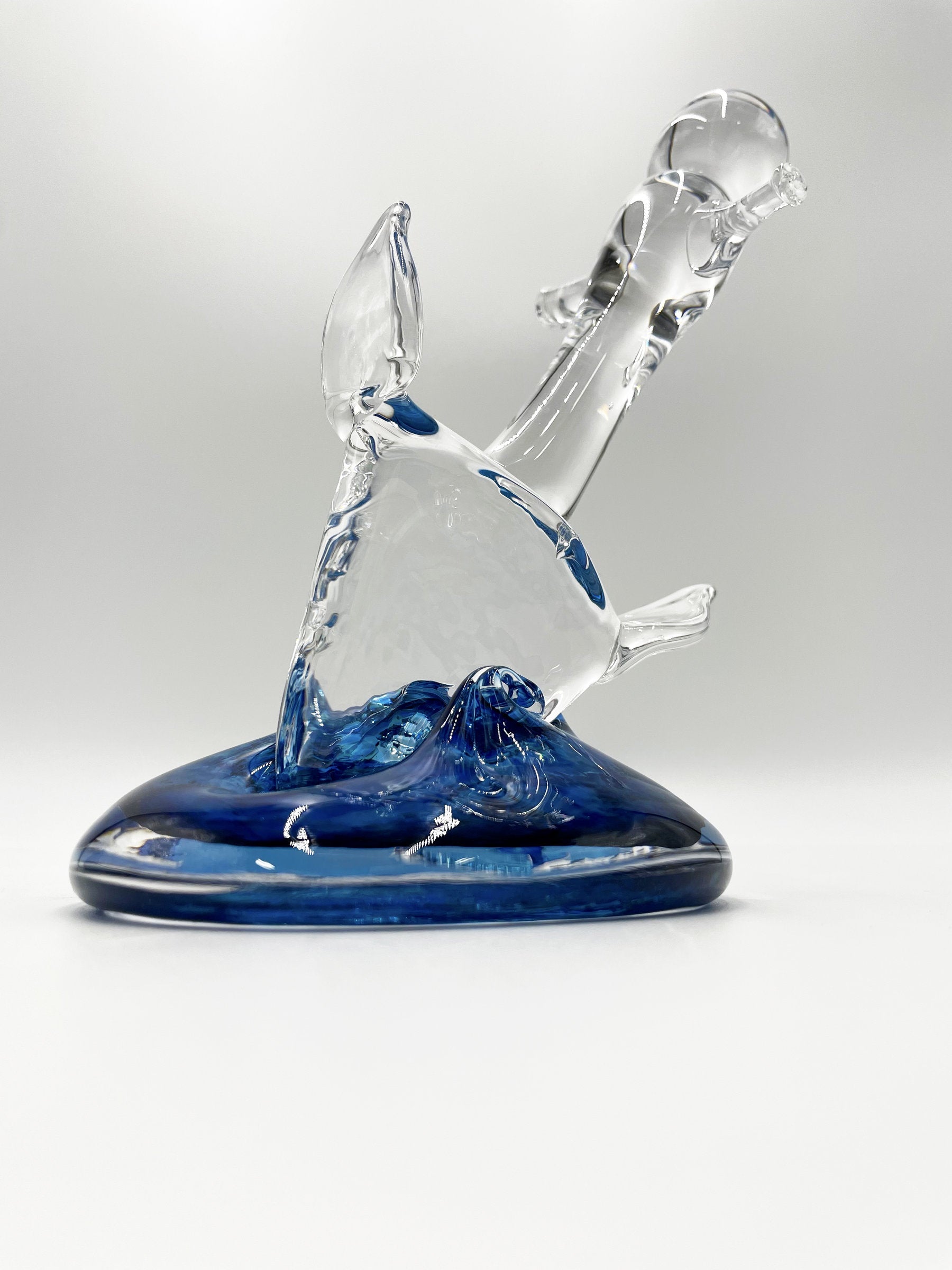Glass Anchor Sculpture