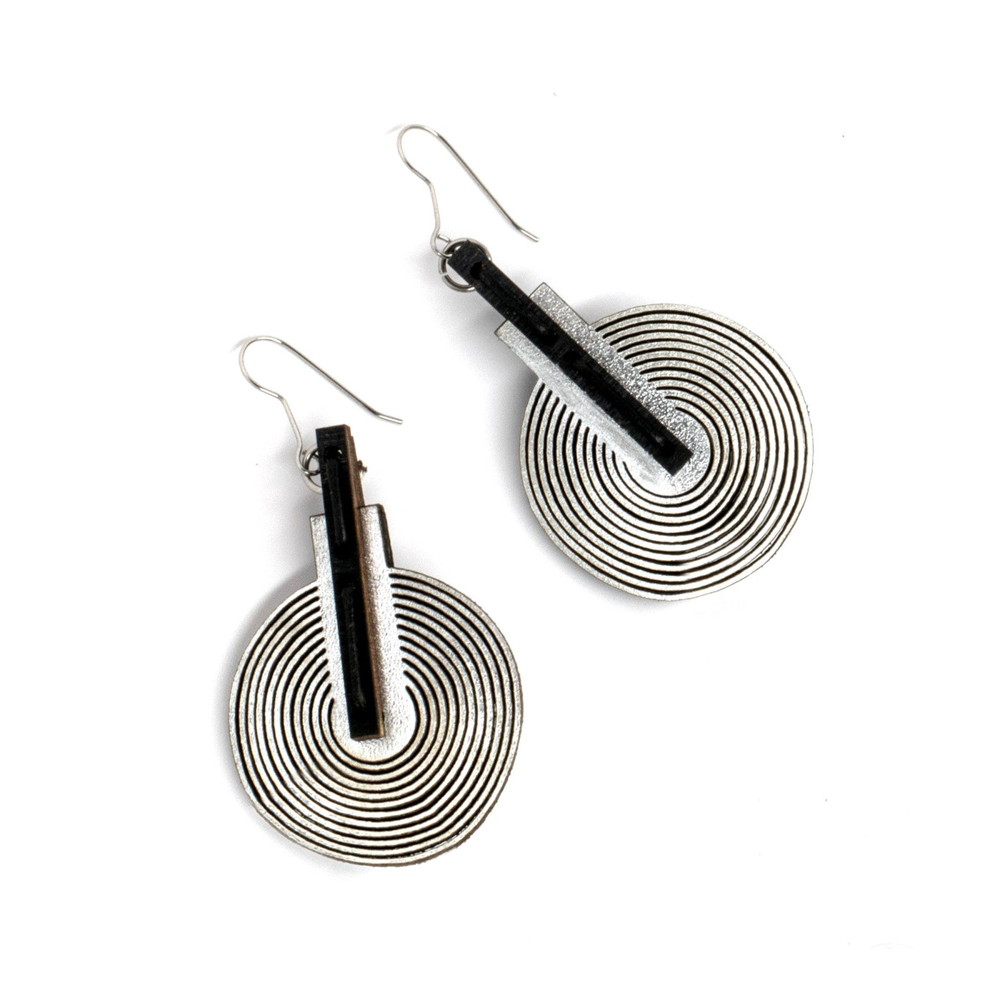 Silver Metallic Leather