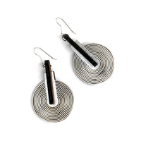 Silver Metallic Leather