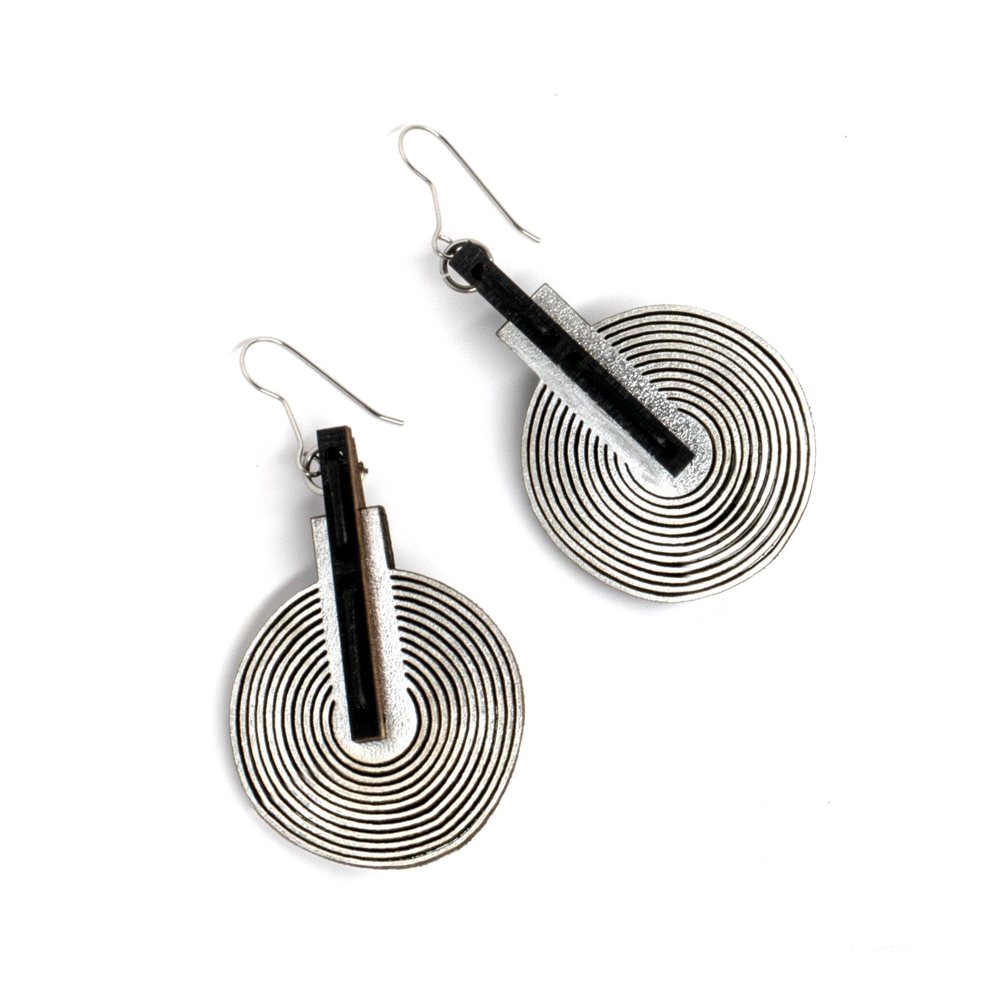 Silver Metallic Leather