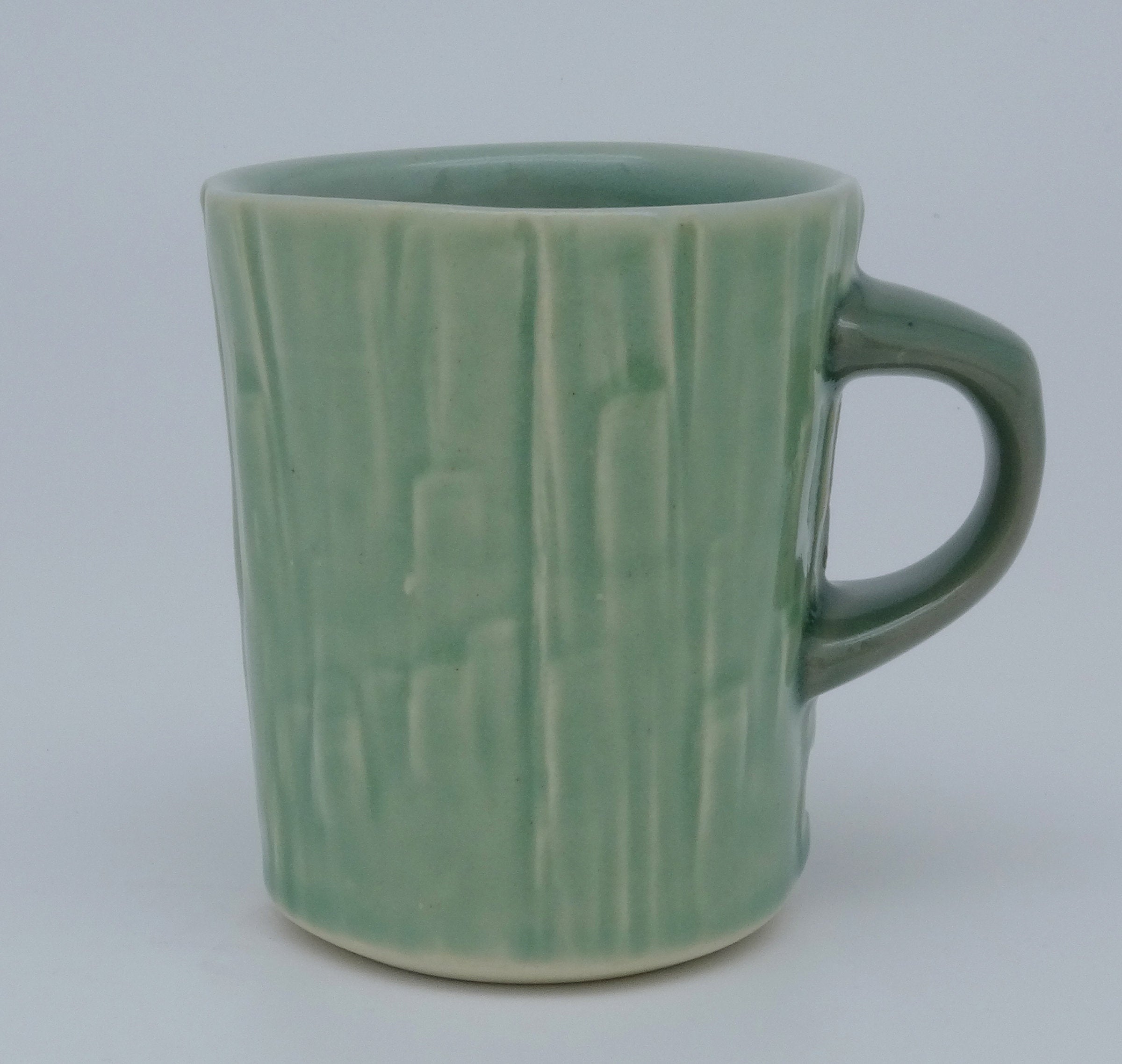 Celadon Forest Mug Pair