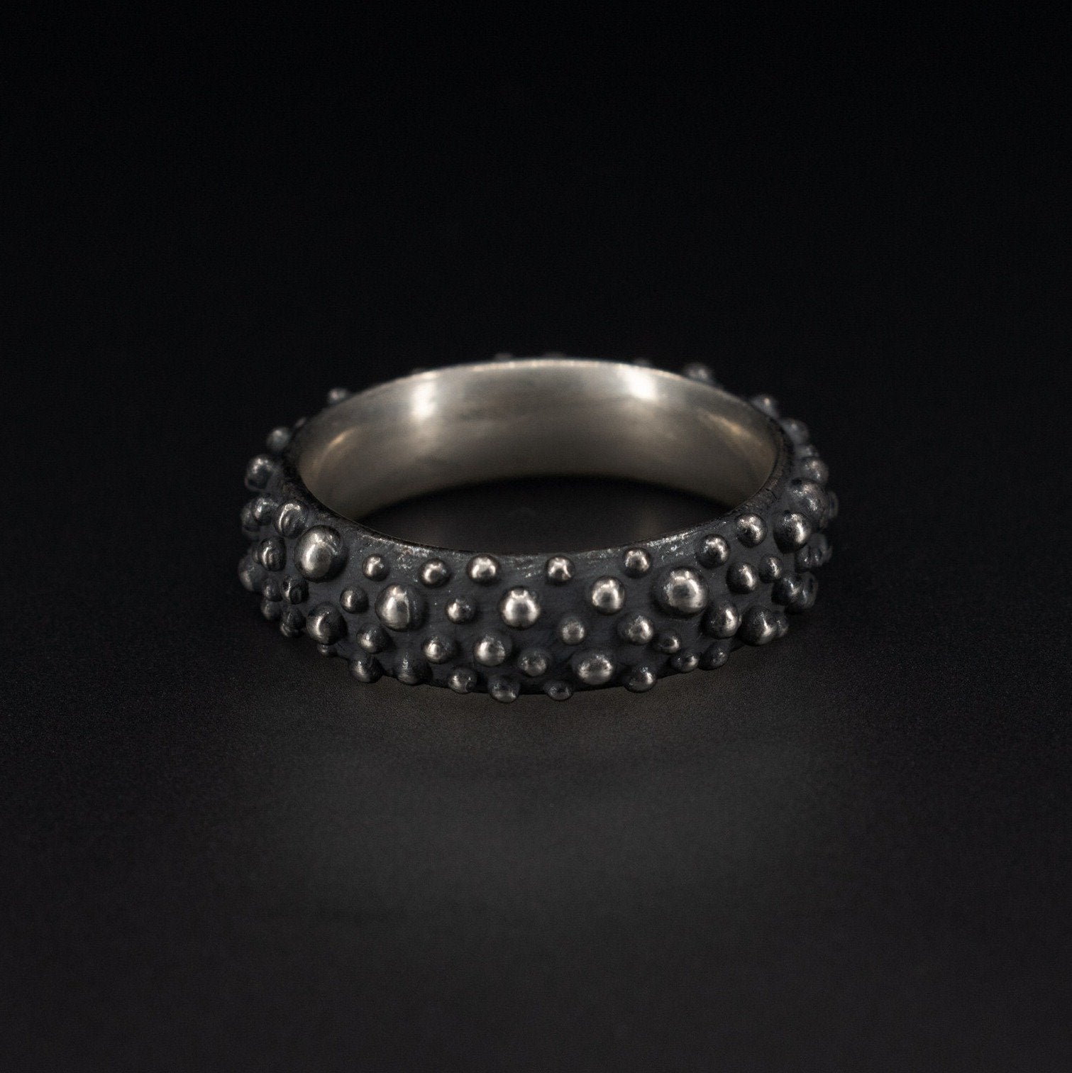 Large Oxidized Silver