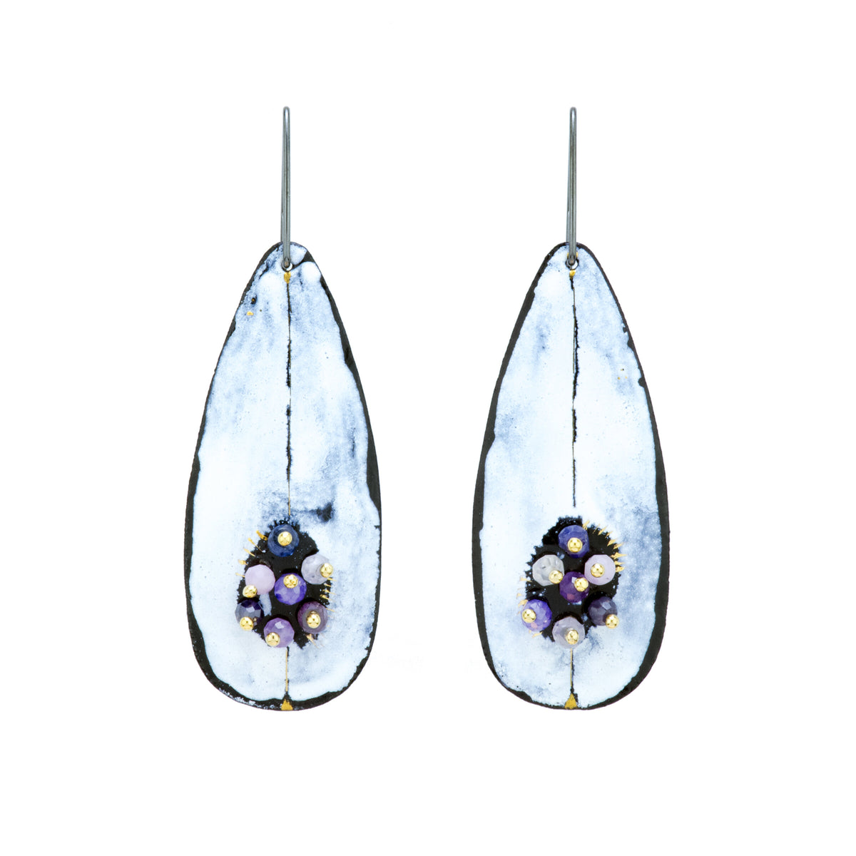 Purple Gem Astra Earrings