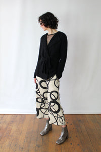 Boucle Tie Cardigan