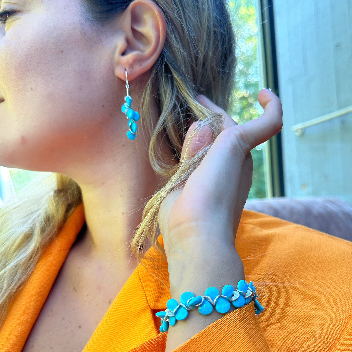 Sleeping Beauty Turquoise Sterling Bracelet