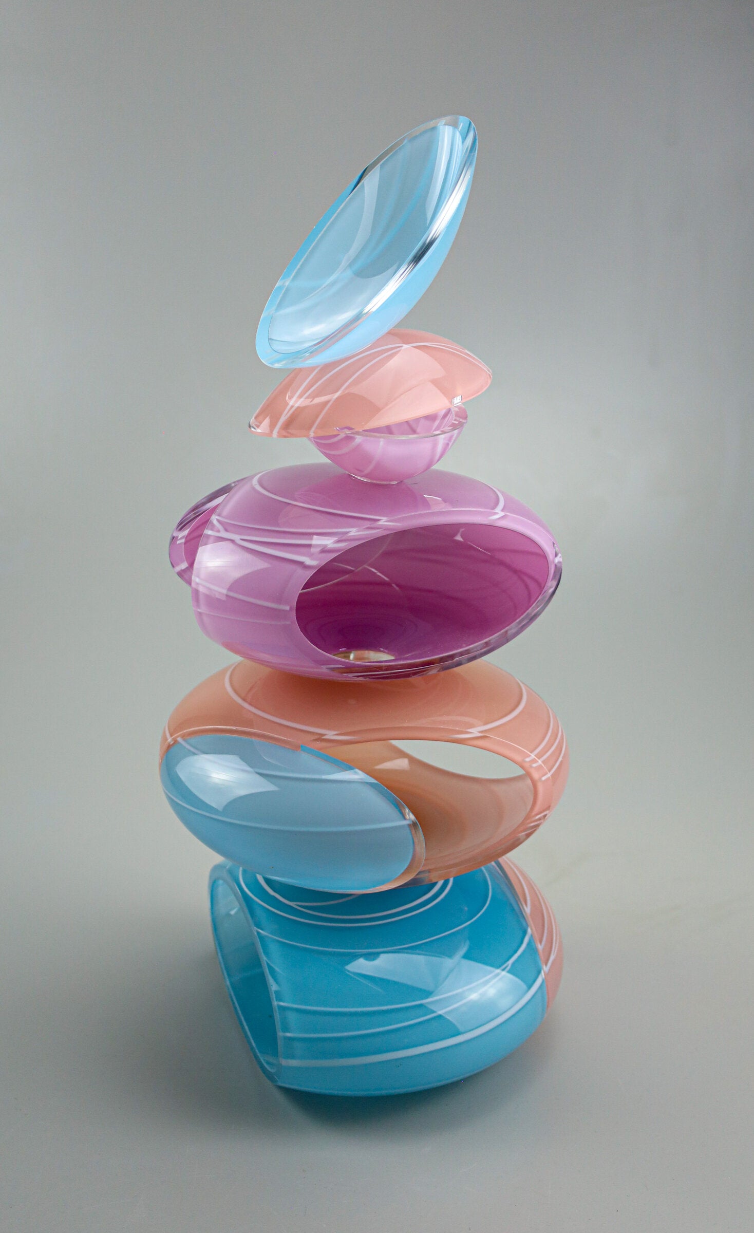 Remnant  Sculpture in Spring Pastels