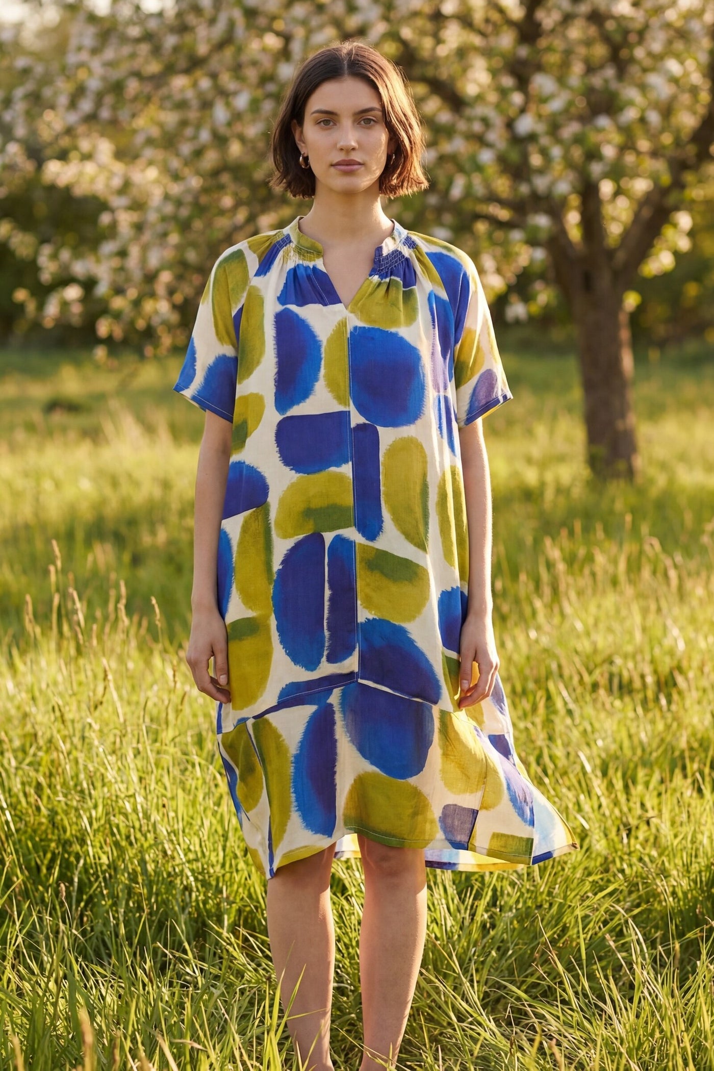 Fluid Linen Vivienne Dress
