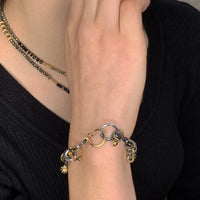 Black and Gold Treasure Bracelet