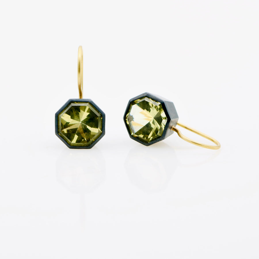Lemon Quartz Earrings II