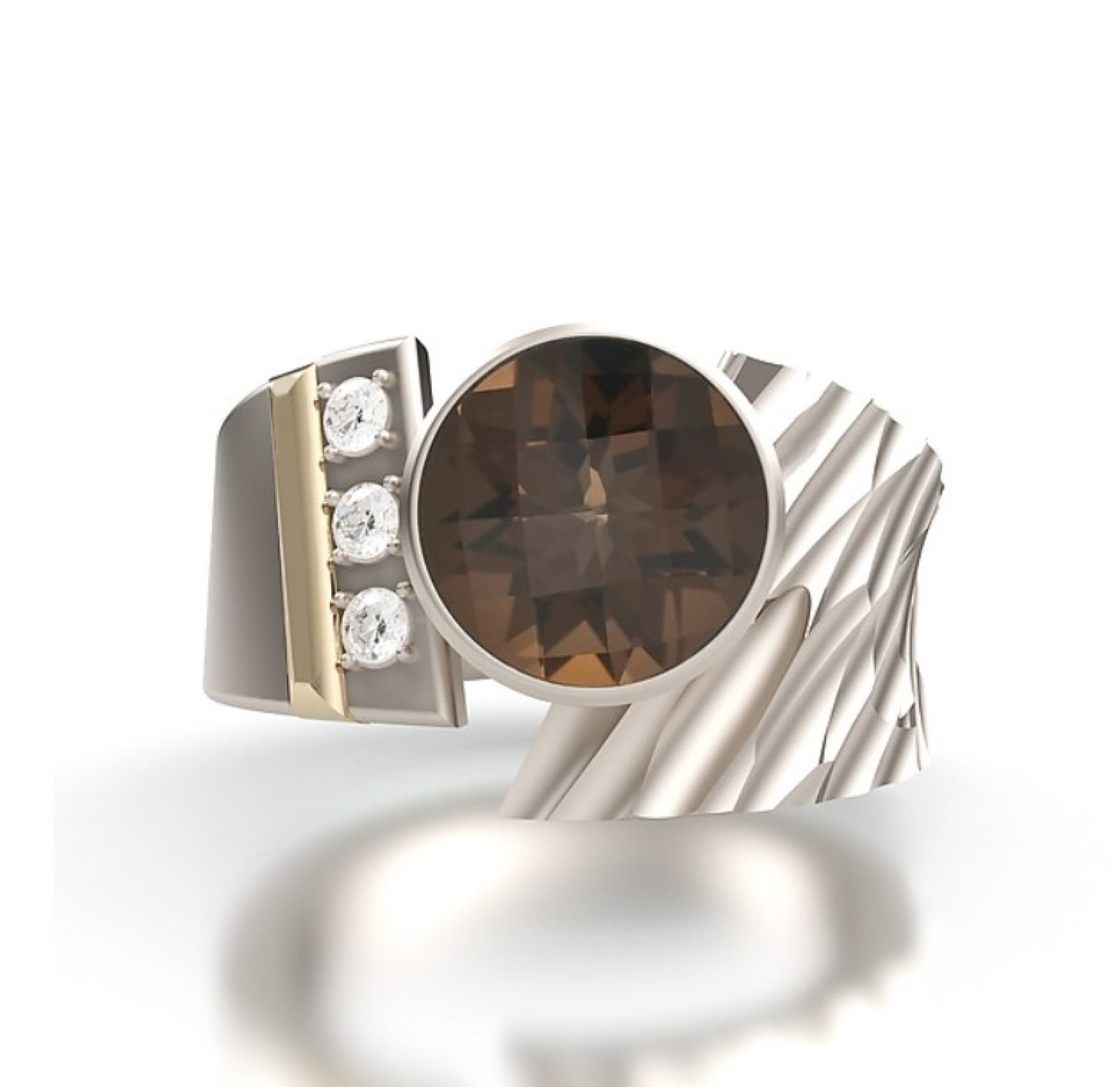 Smoky Quartz (CAD image)