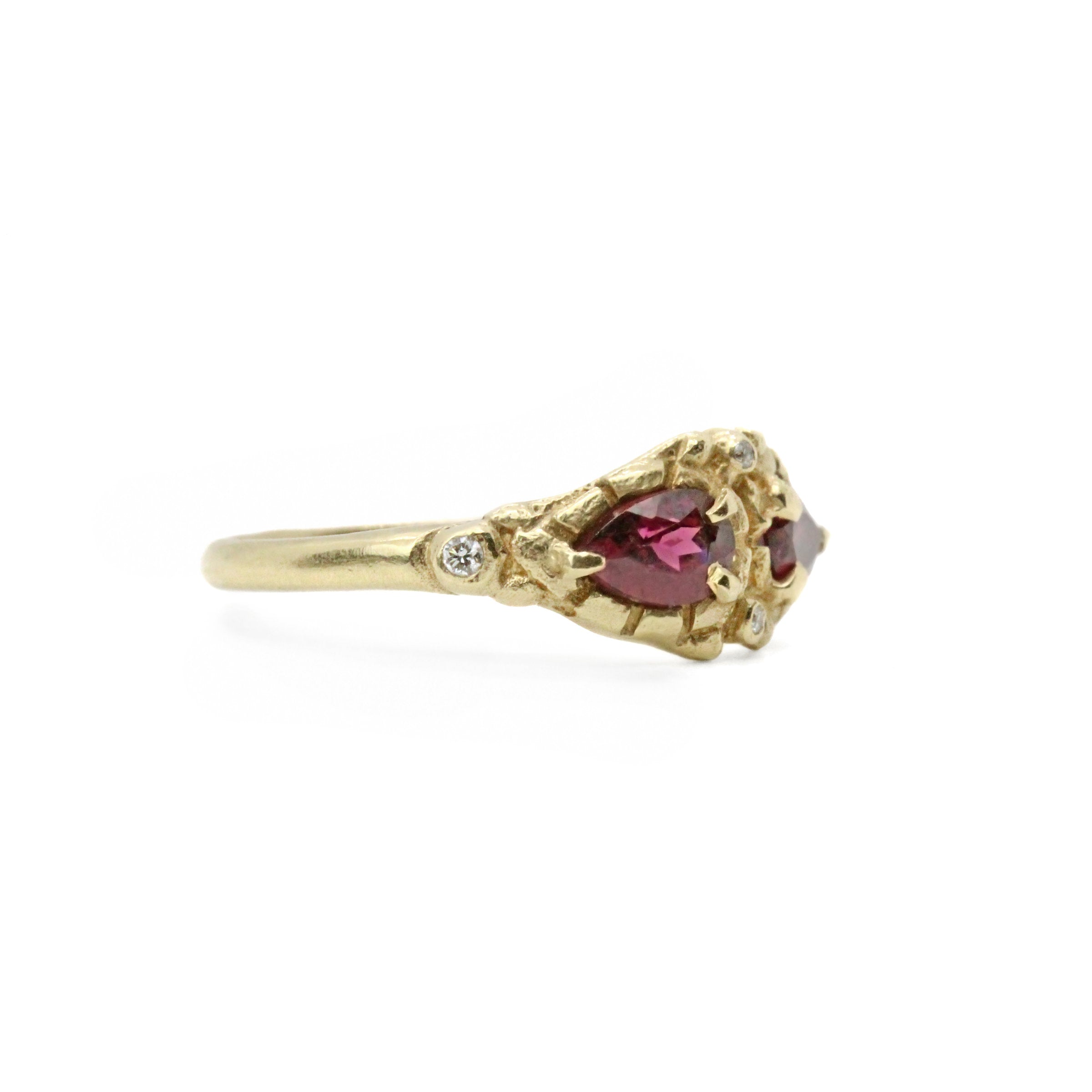Garnet Masque Ring