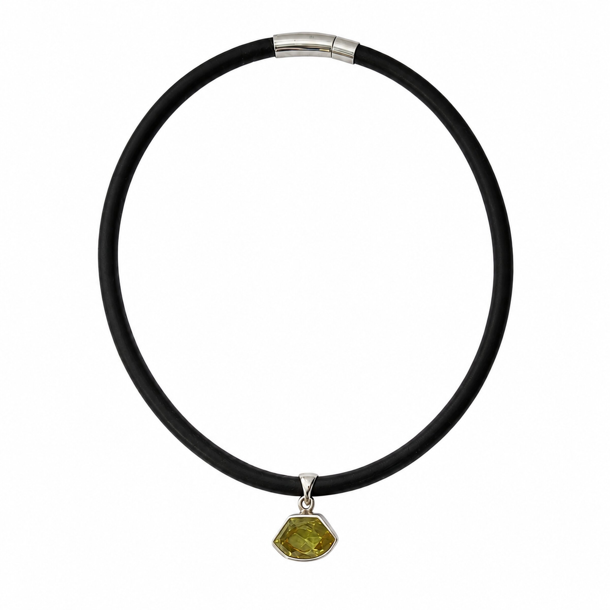 Free-Form Lemon Topaz Necklace