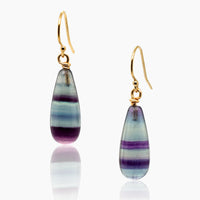 Fluorite Drop Earrings X