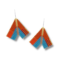 Blazing Dahlia Earrings