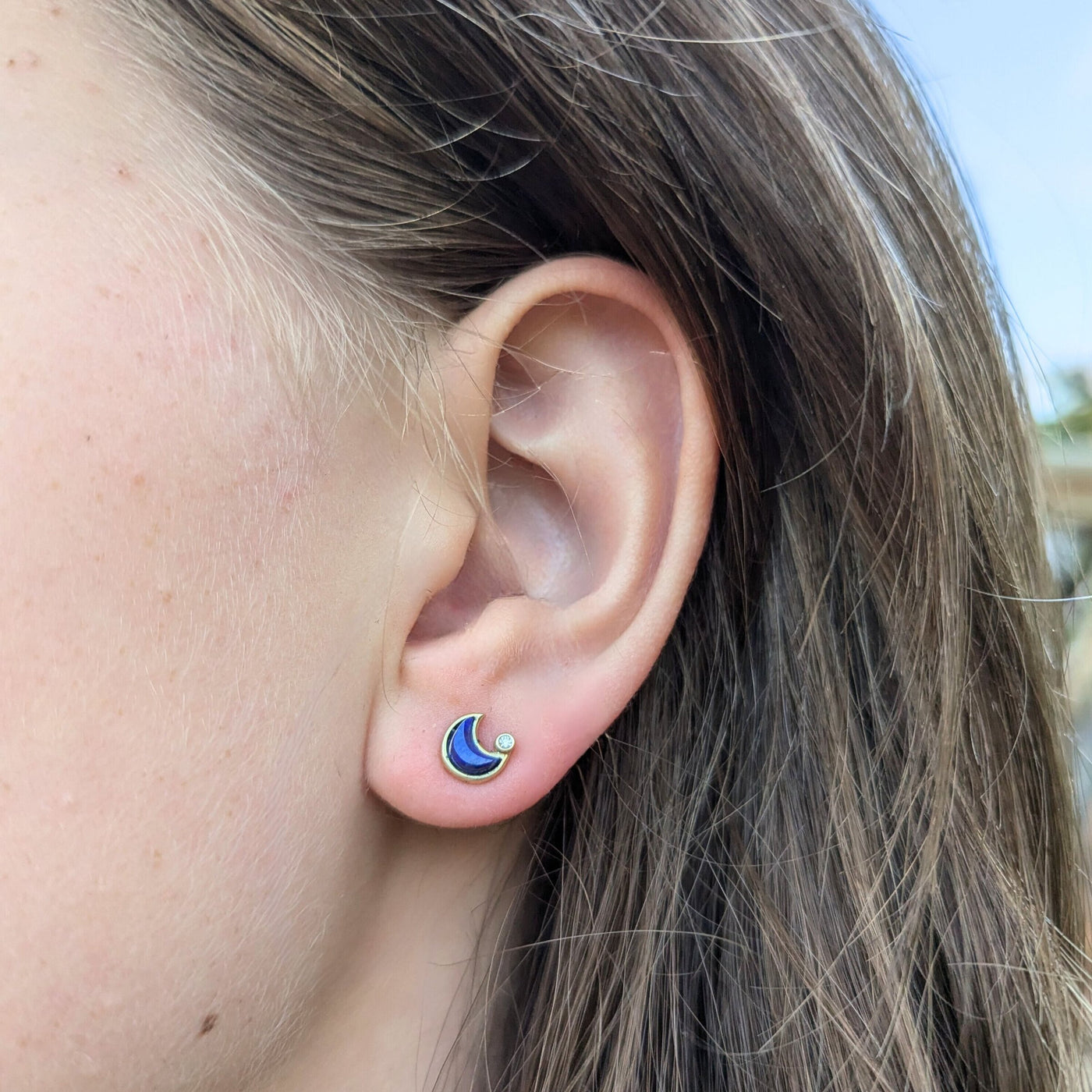 Evening Star Stud Earrings