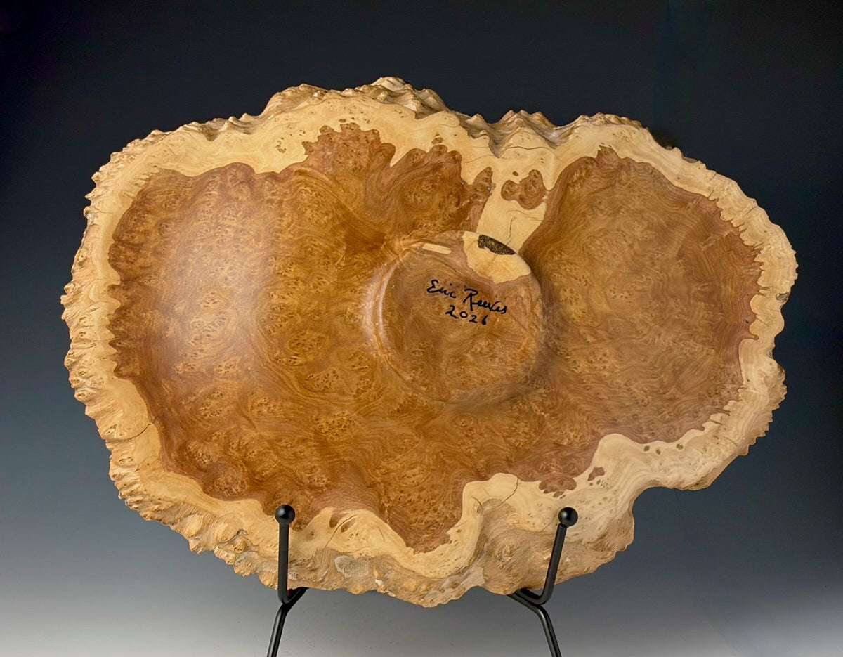 Display Piece Turned from Australian Gold Mallee Burl