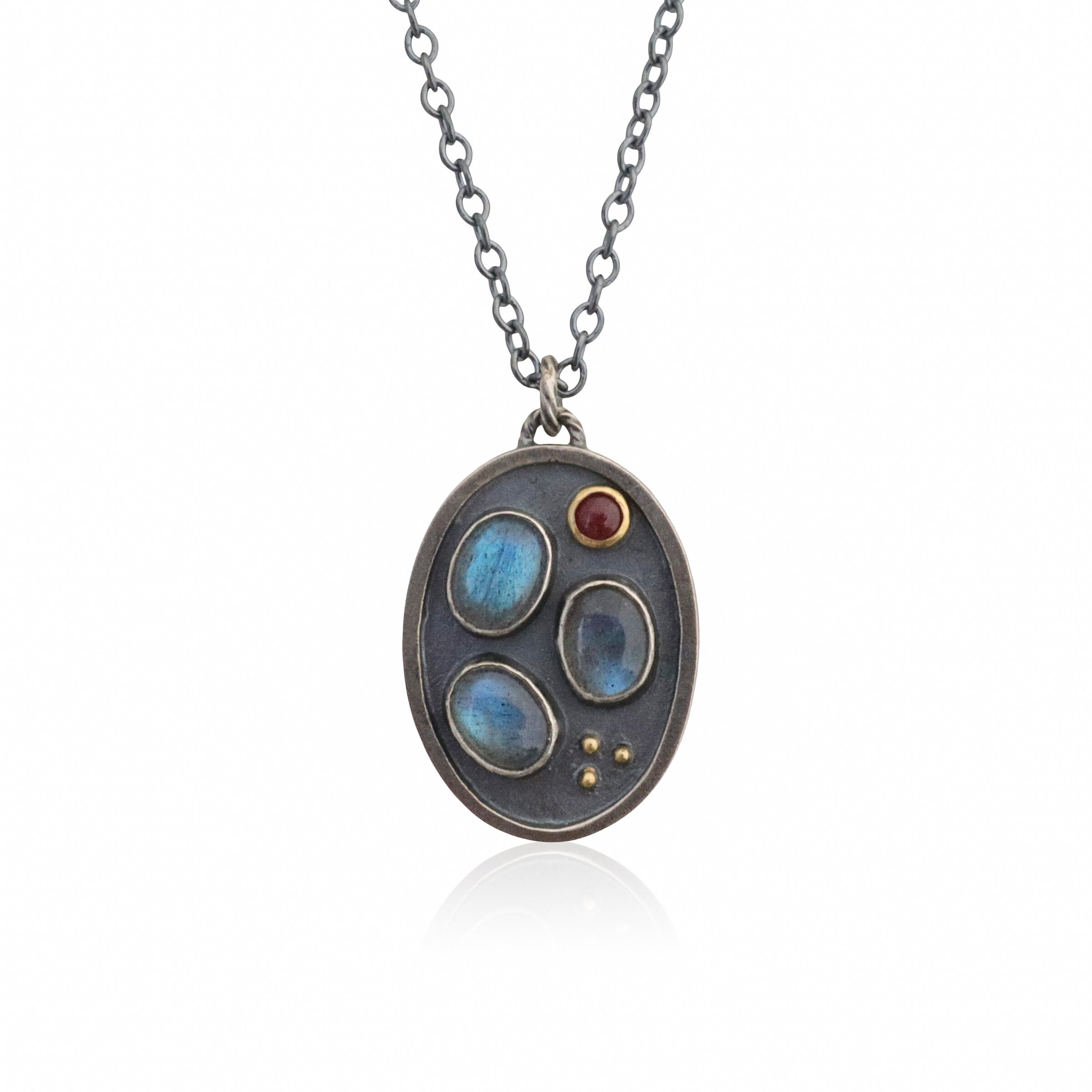 Labradorite Trio Pendant