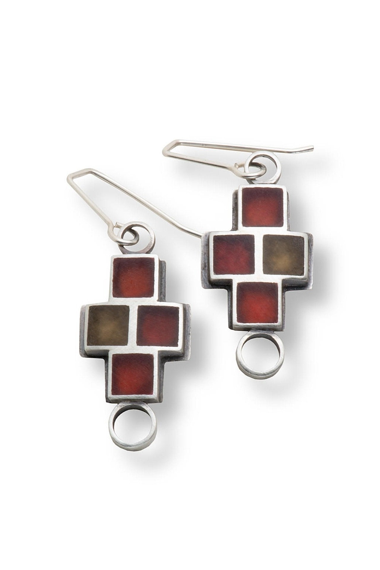 Four Square Earrings