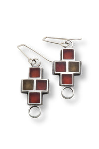 Four Square Earrings