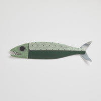 Small Fish with Teeth in Green Half Dots