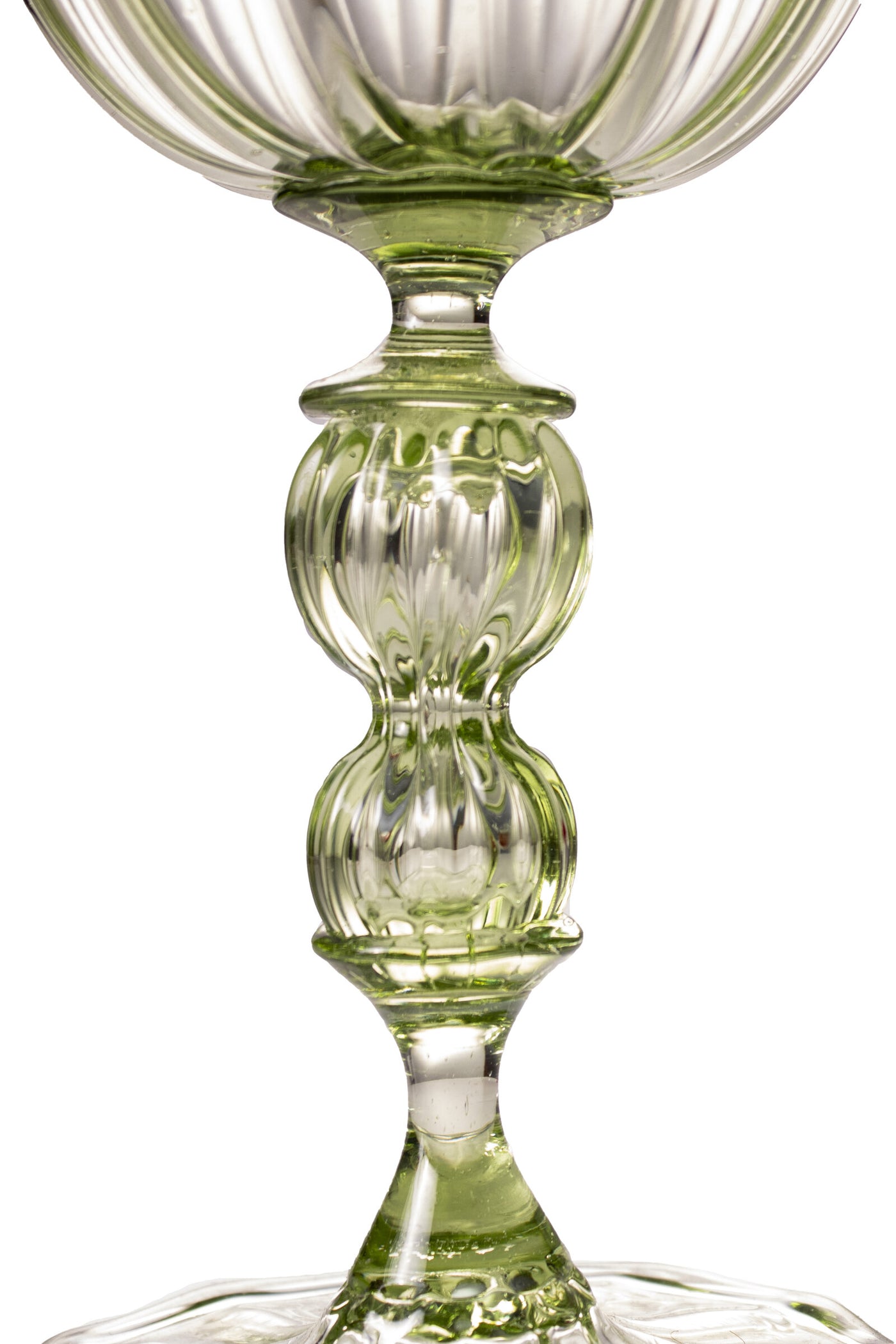 Pale Lime Green Goblets