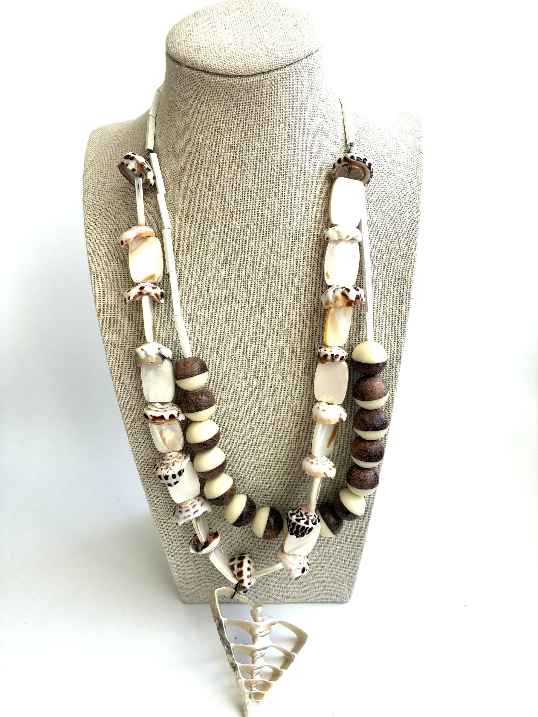 Sliced Shell Pendant