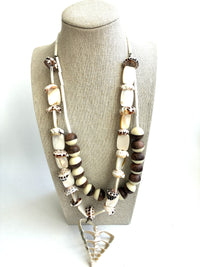 Sliced Shell Pendant