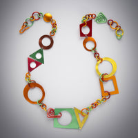 Sunlit Autumn Foliage Necklace