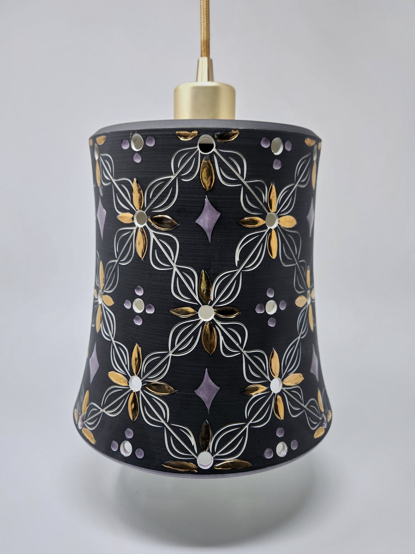 Ornament at Dusk Porcelain Pendant