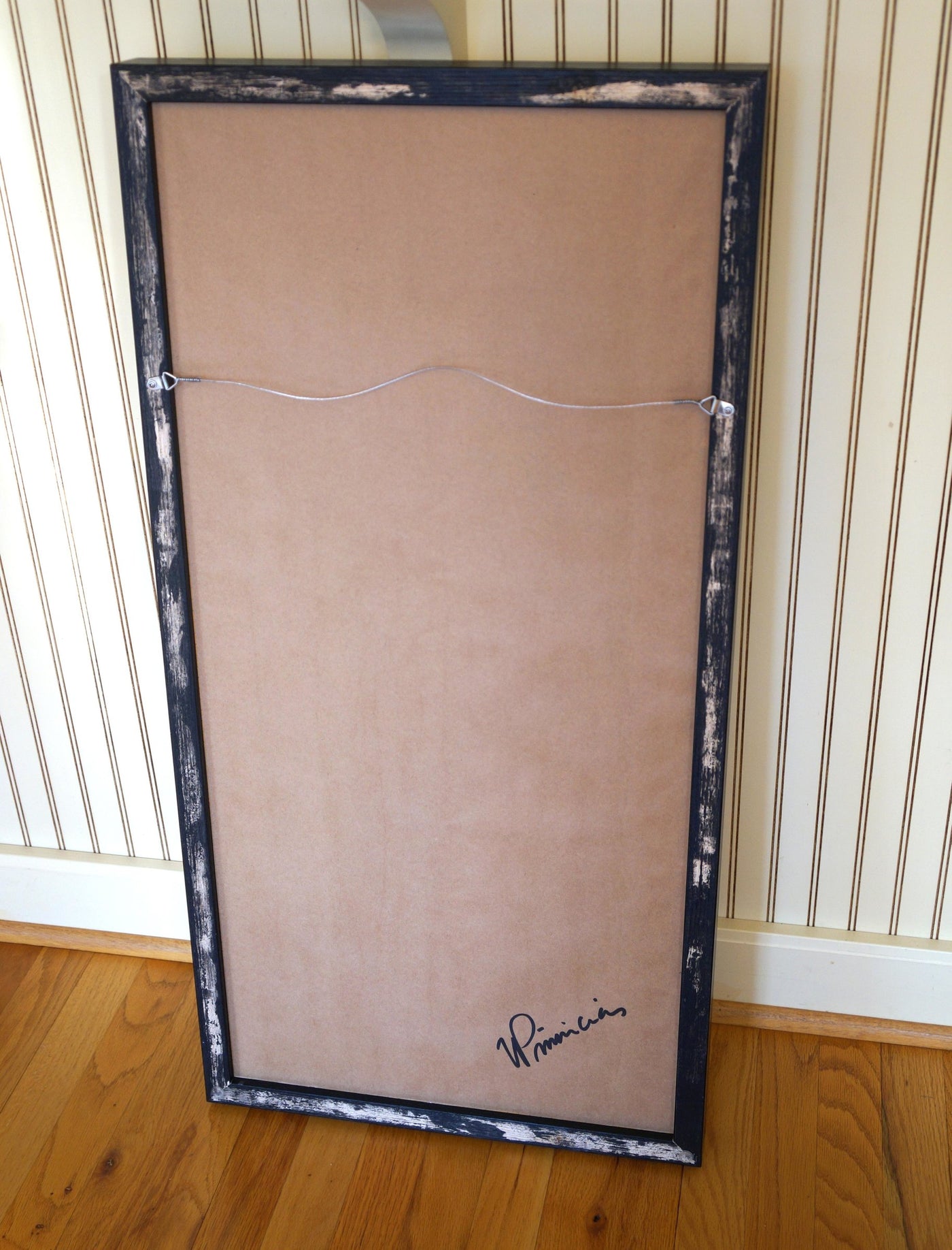 Backing hanging mechanism. 