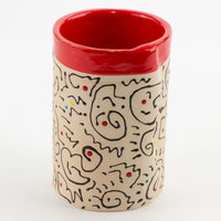 tall squiggle mug