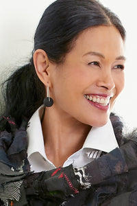 Onyx Abacus Drop Earrings