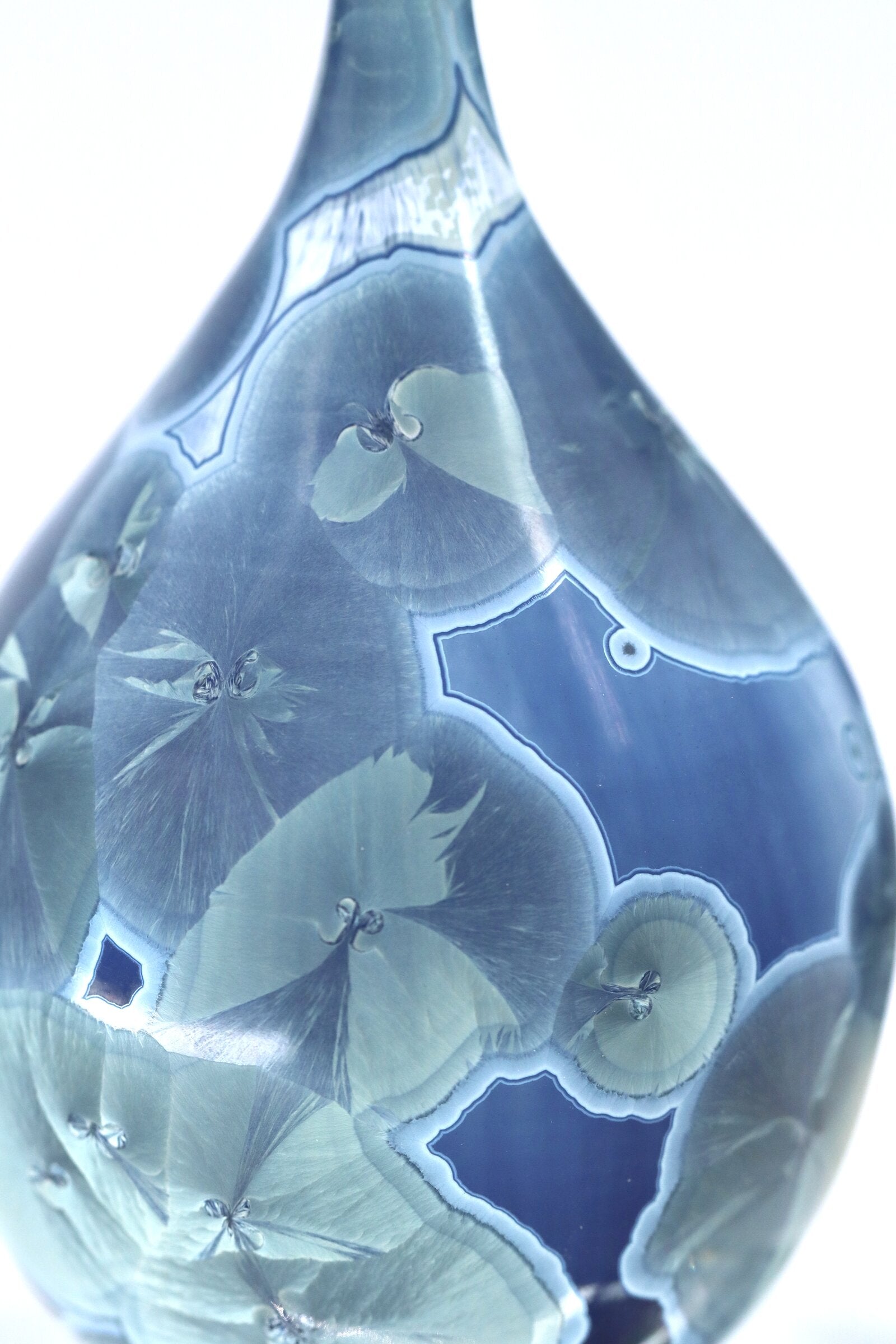 Waterfall Blue Miniature Vessel I