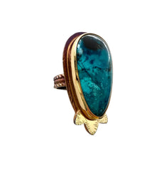 Blue Fan Ring