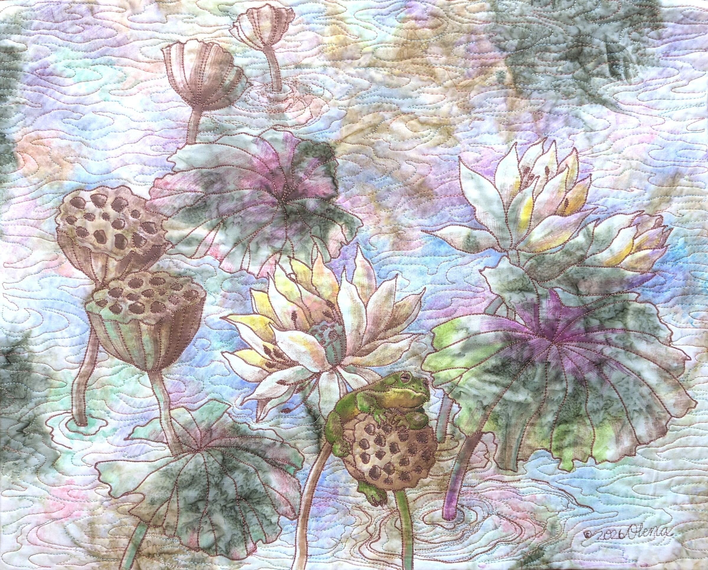 Cloudy Pond etude II