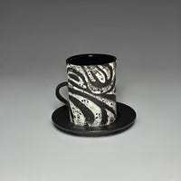 Zebra Swirl Demitasse Set