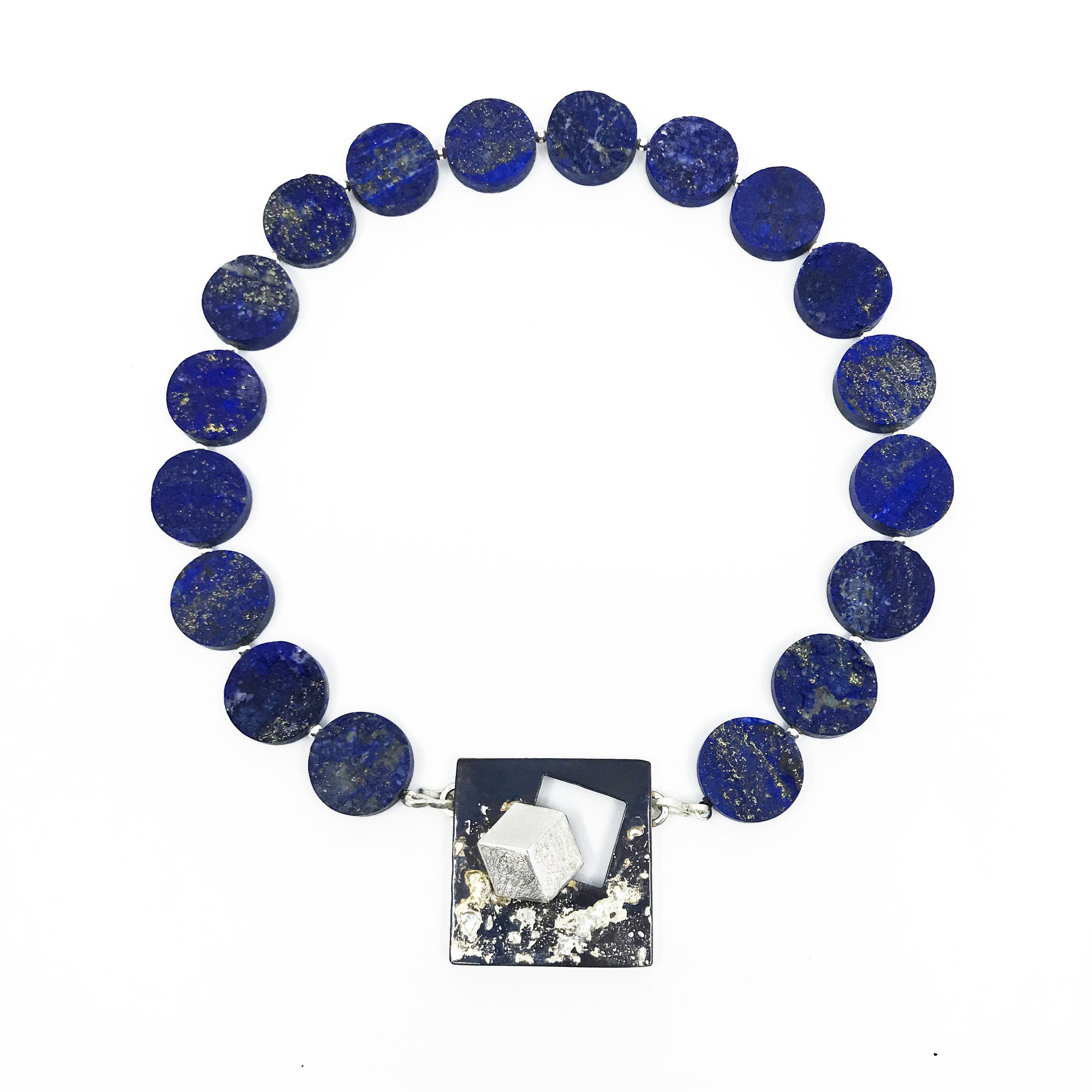 Square Meeting Lapis Necklace