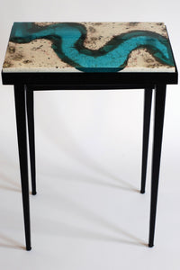 Meander Art Glass Table